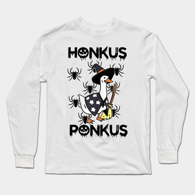 Honkus Ponkus | Honkus Ponkus Duck | Halloween Long Sleeve T-Shirt by OrionBlue